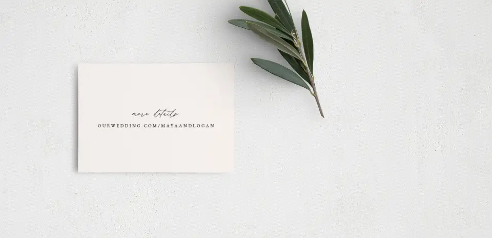 Guest Information Card Back View