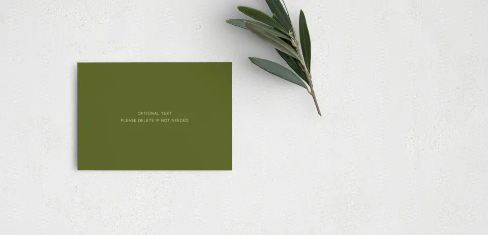 Guest Information Card Back View