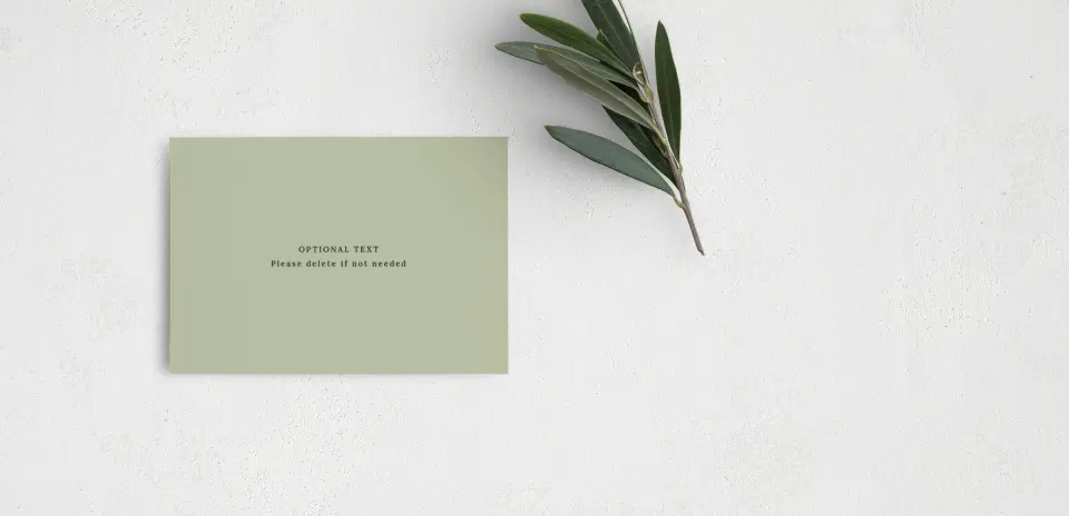 Guest Information Card Back View
