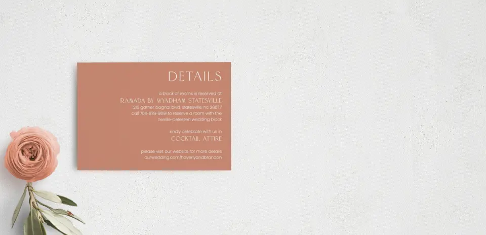 Guest Information Card