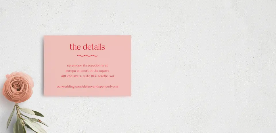 Guest Information Card