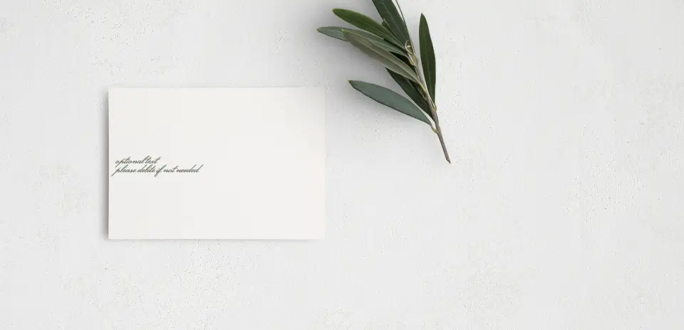 Guest Information Card Back View