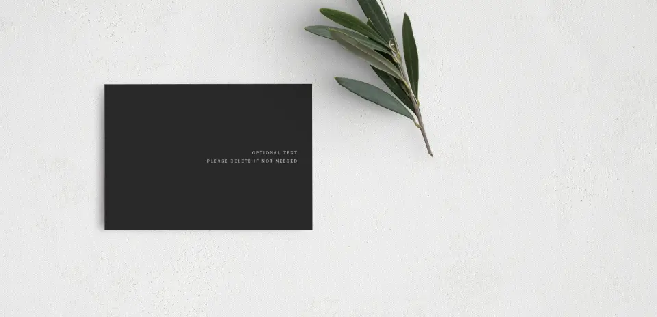 Guest Information Card Back View