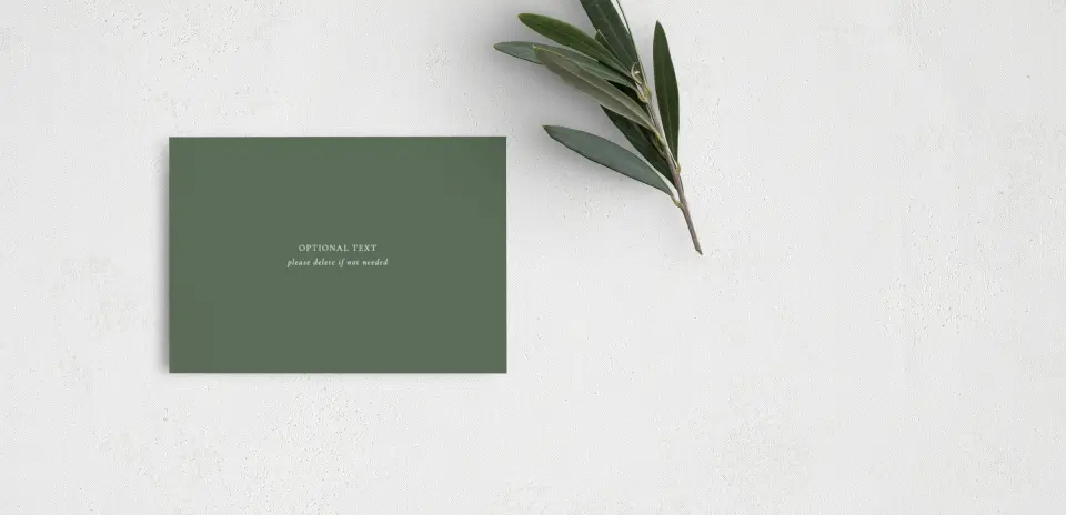 Guest Information Card Back View