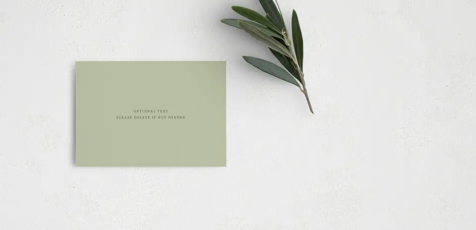 Guest Information Card Back View