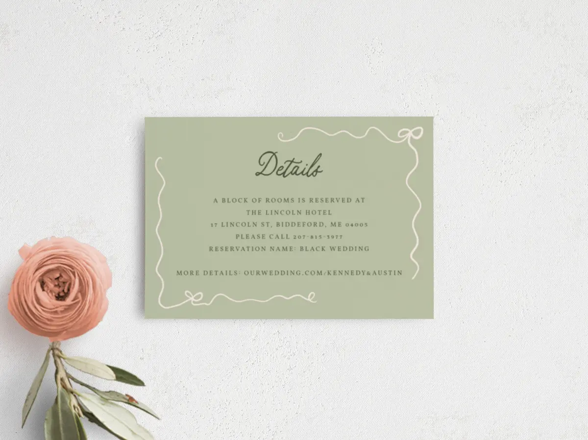 Guest Information Card