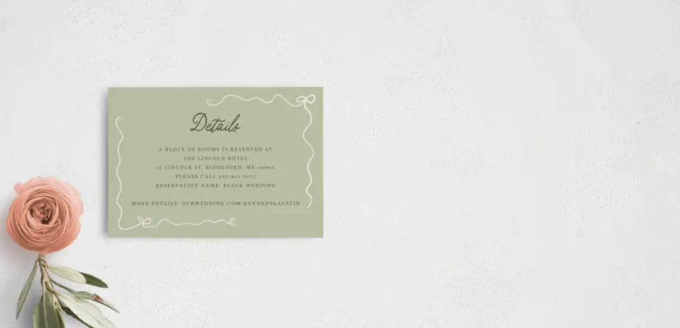 Guest Information Card