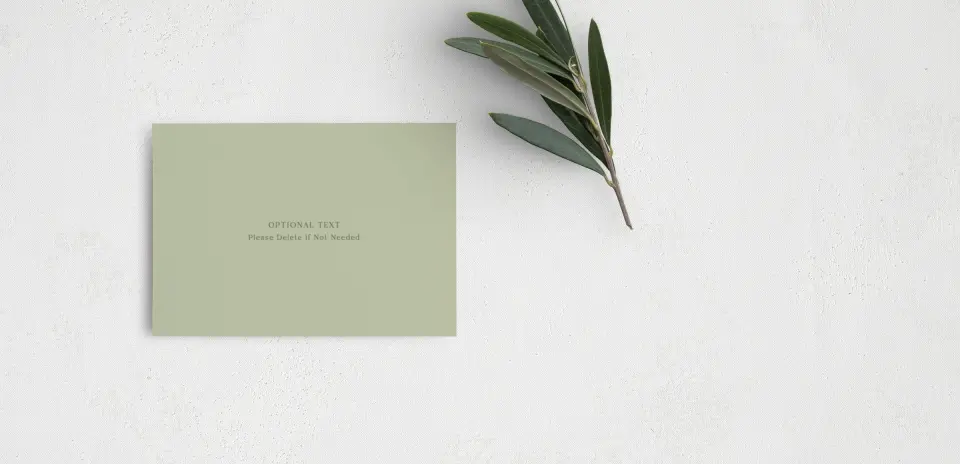 Guest Information Card Back View