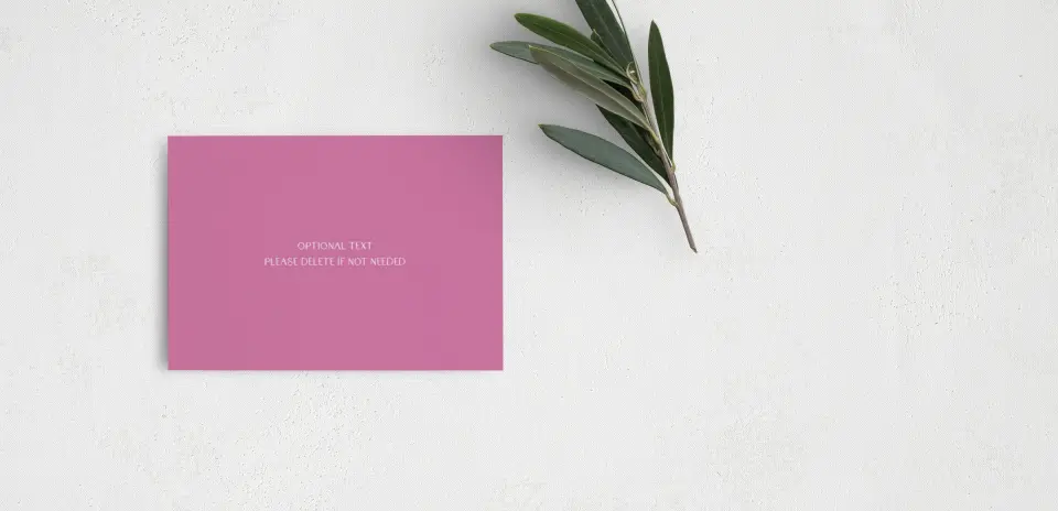 Guest Information Card Back View