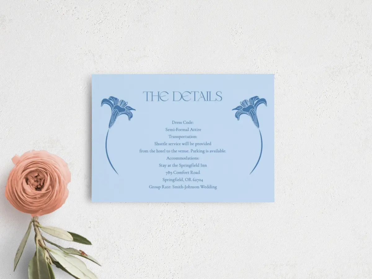 Guest Information Card