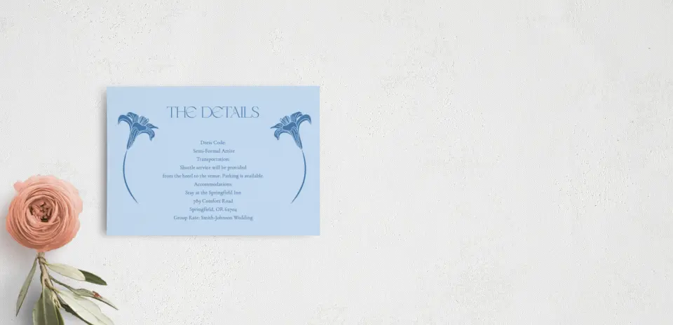 Guest Information Card