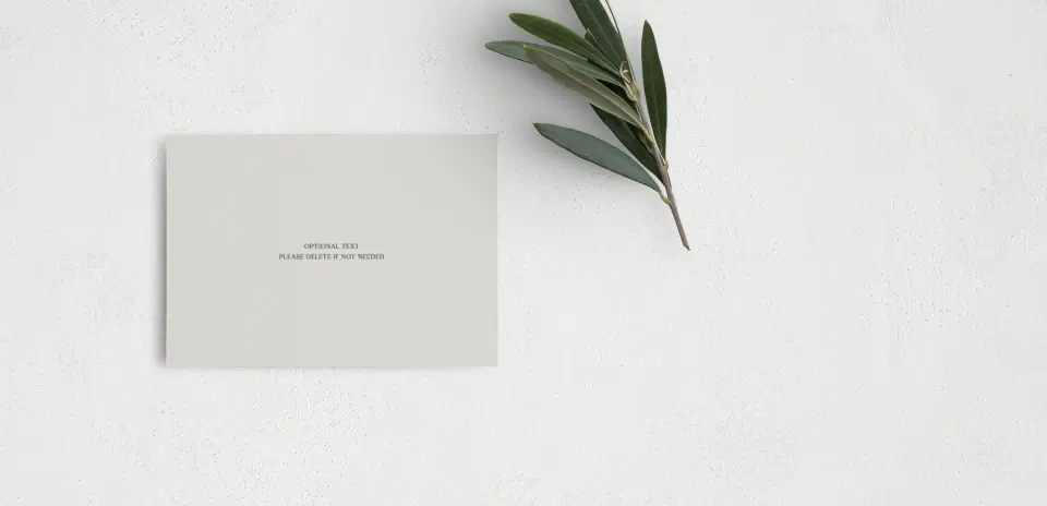 Guest Information Card Back View