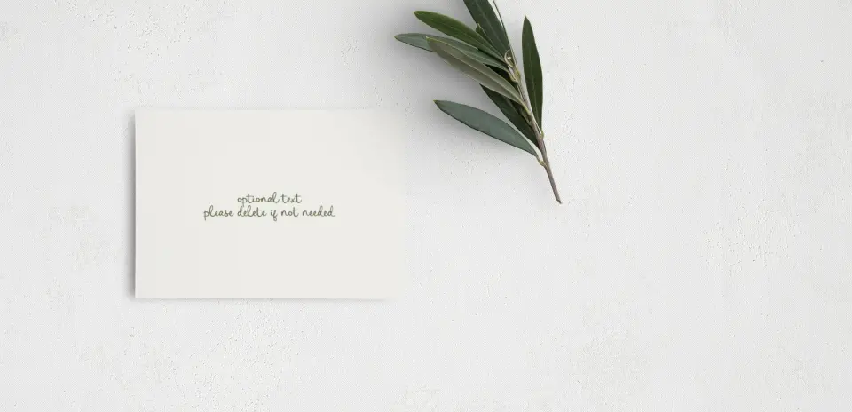 Guest Information Card Back View
