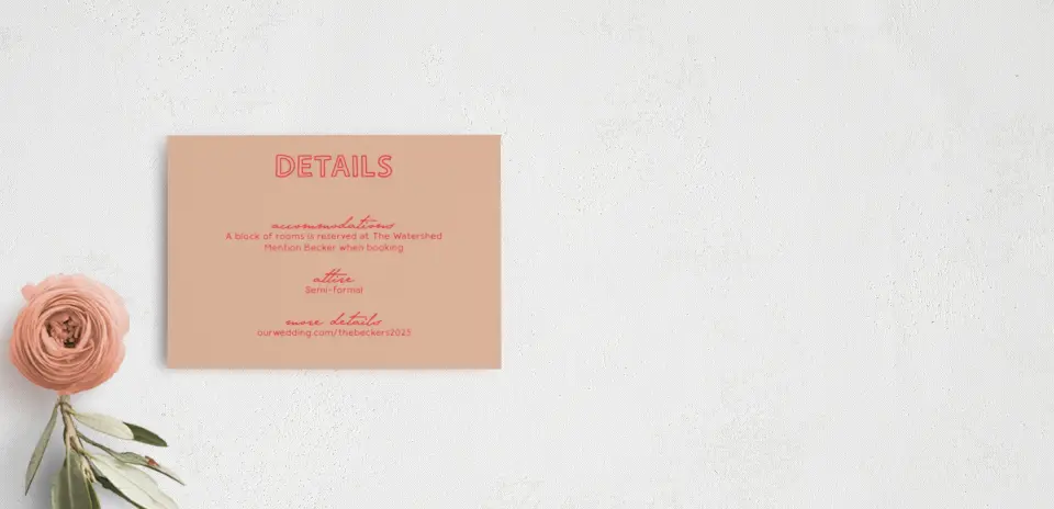Guest Information Card