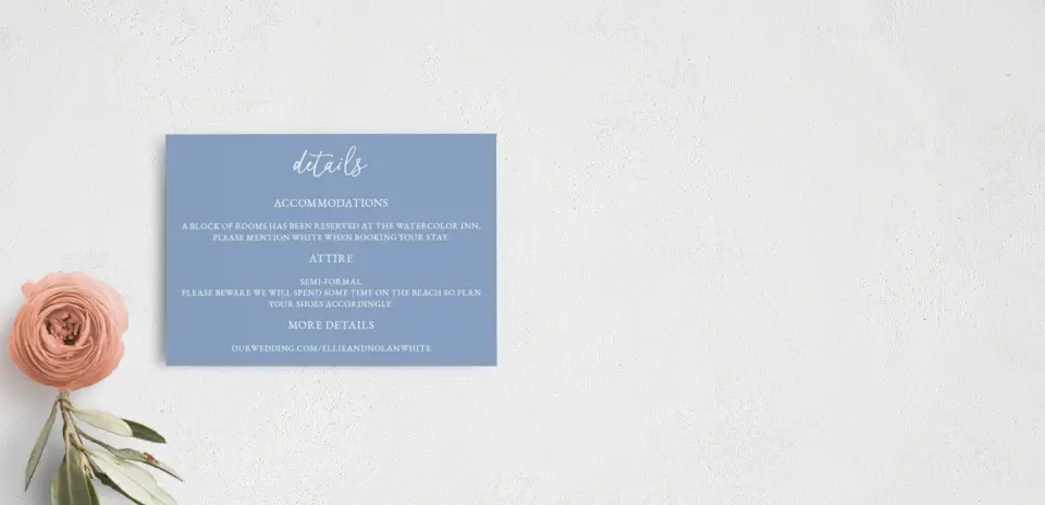 Guest Information Card