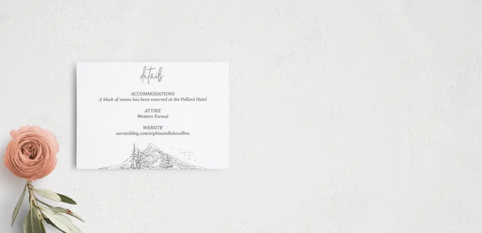 Guest Information Card