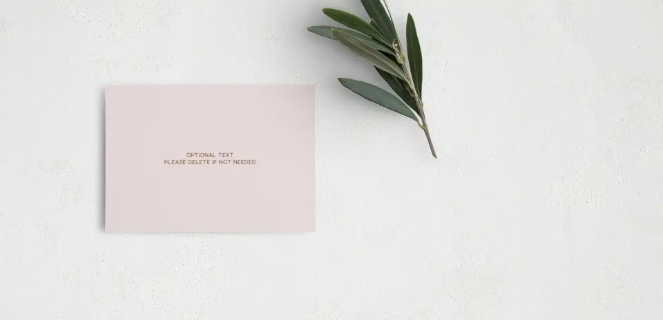 Guest Information Card Back View