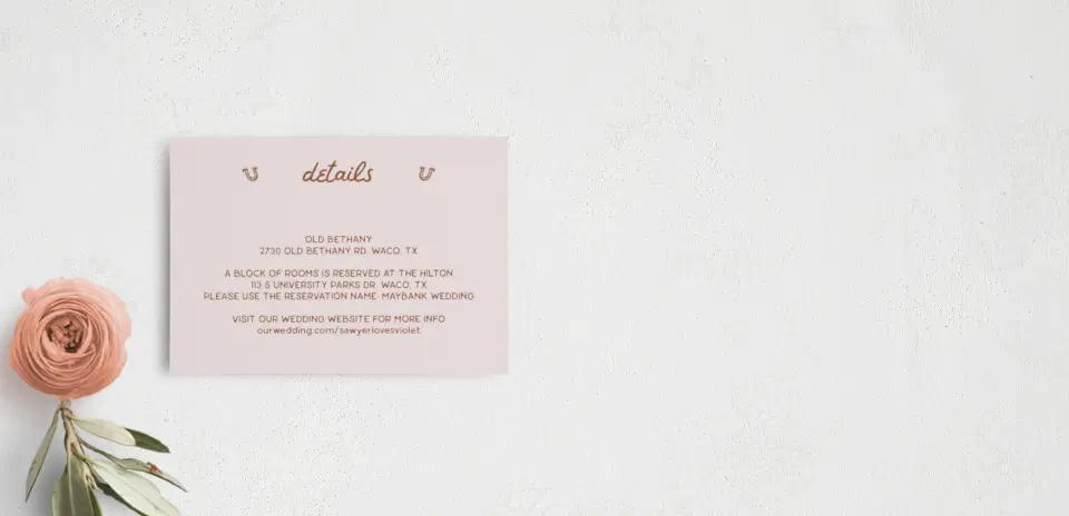Guest Information Card