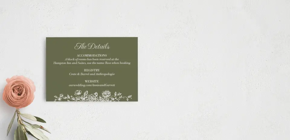 Guest Information Card