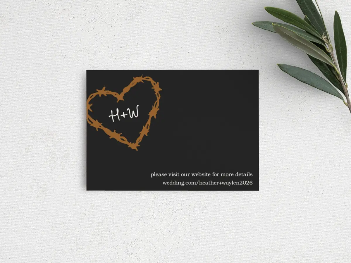 Guest Information Card Back View
