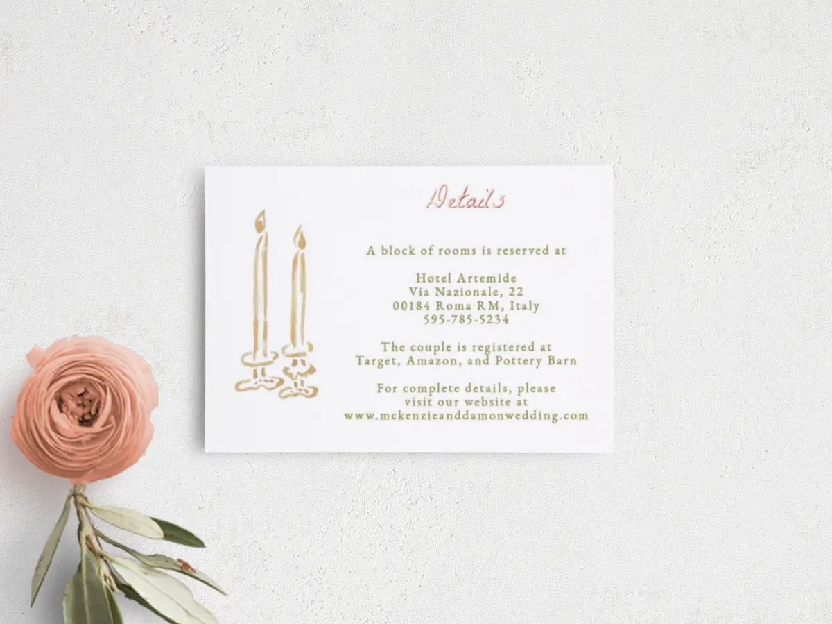 Guest Information Card