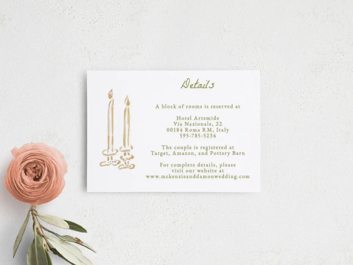 Guest Information Card