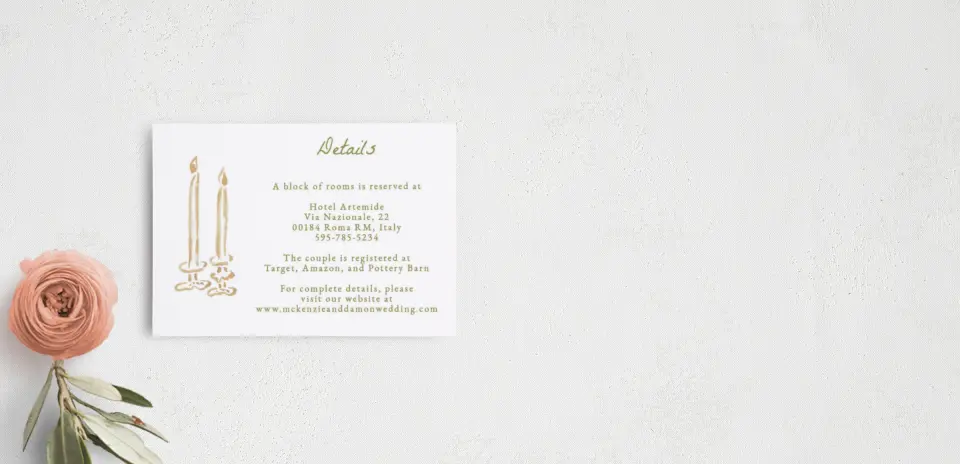 Guest Information Card