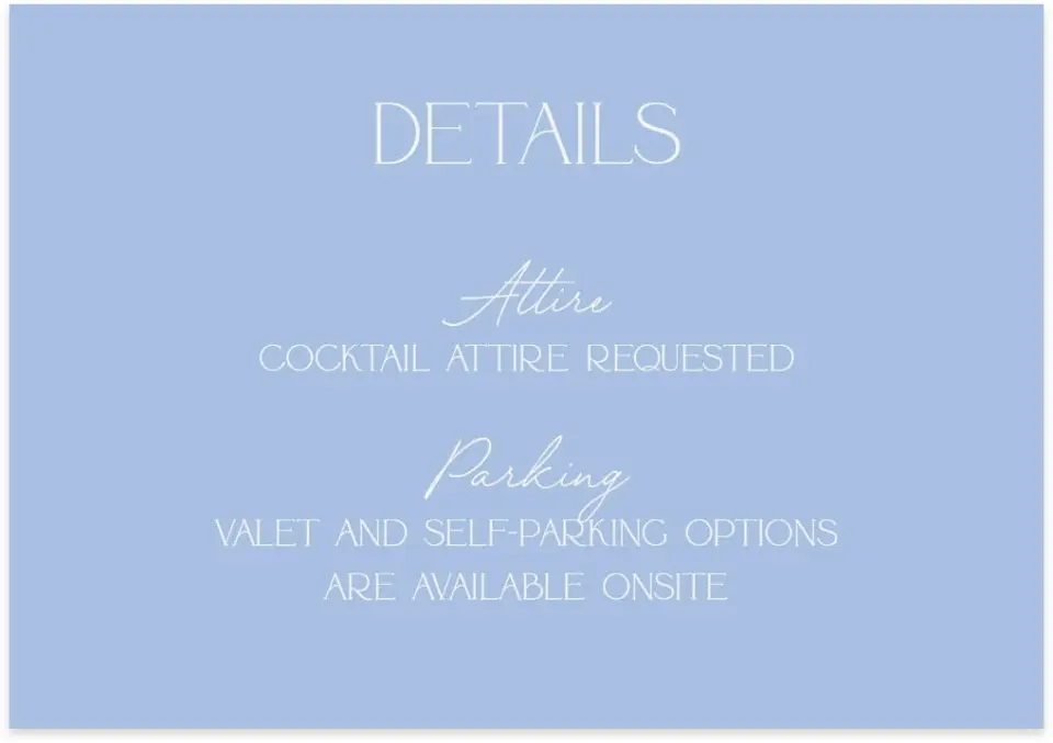 This is a 5" x 3½" Gala Invitation Enclosure Card called Contoured Connection printed in full color on Premium Smooth paper