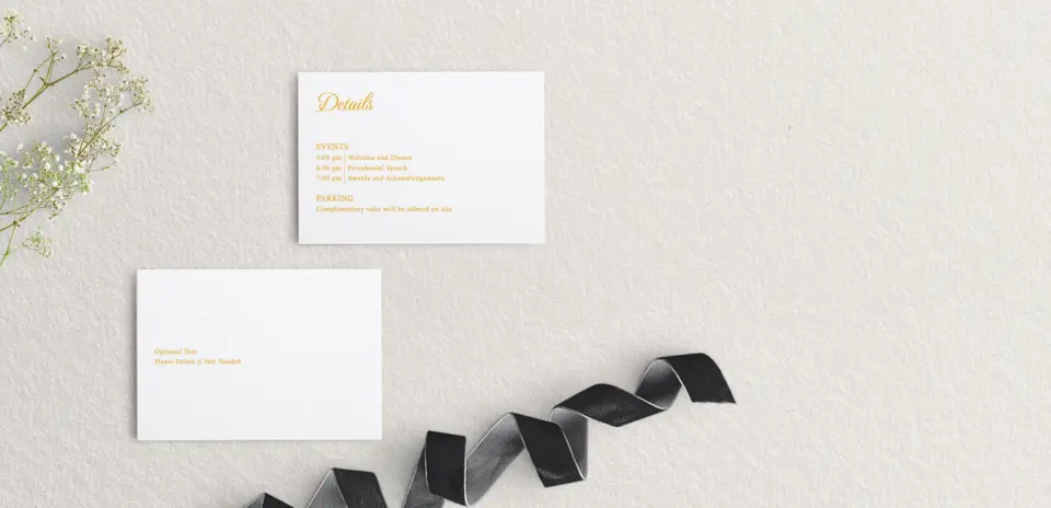 RSVP Postcard Mailing Side