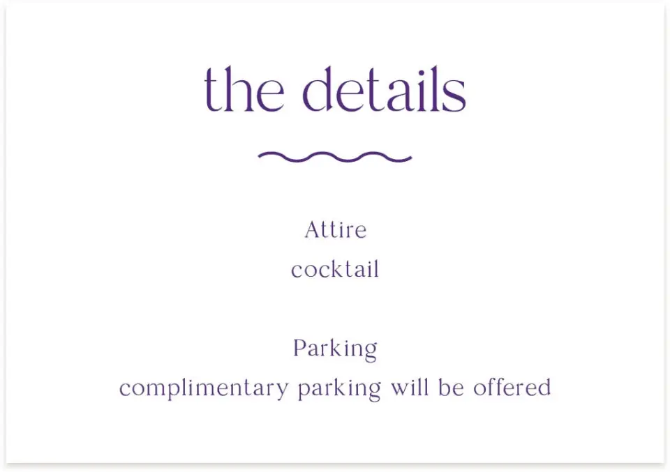 This is a 5" x 3½" Gala Invitation Enclosure Card called Scholarly Soirée printed in full color on Premium Smooth paper