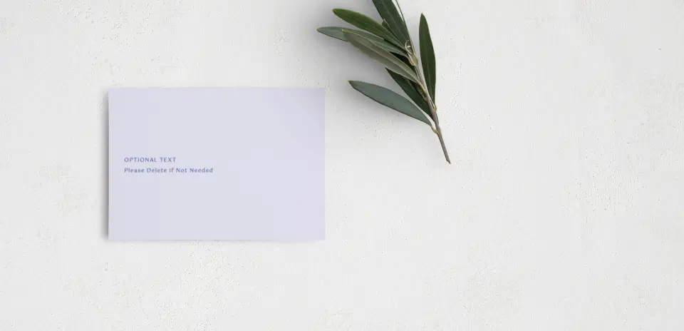 Guest Information Card Back View