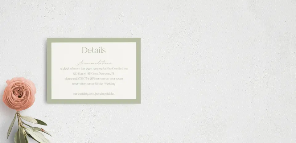 Guest Information Card