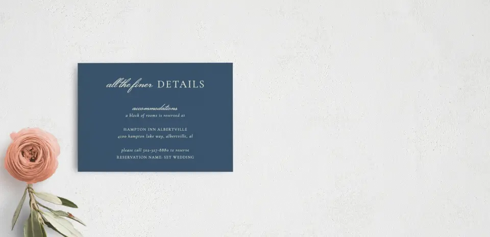 Guest Information Card