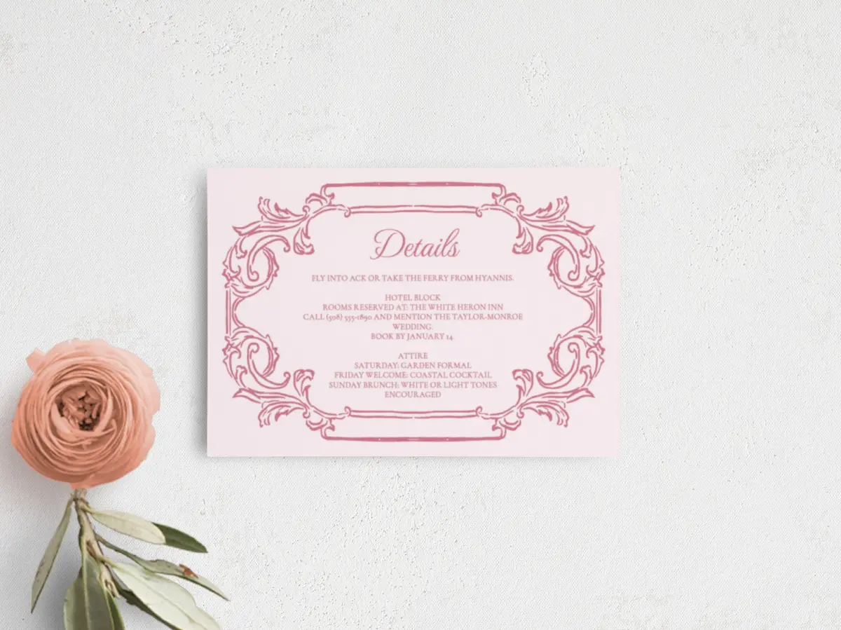 Guest Information Card