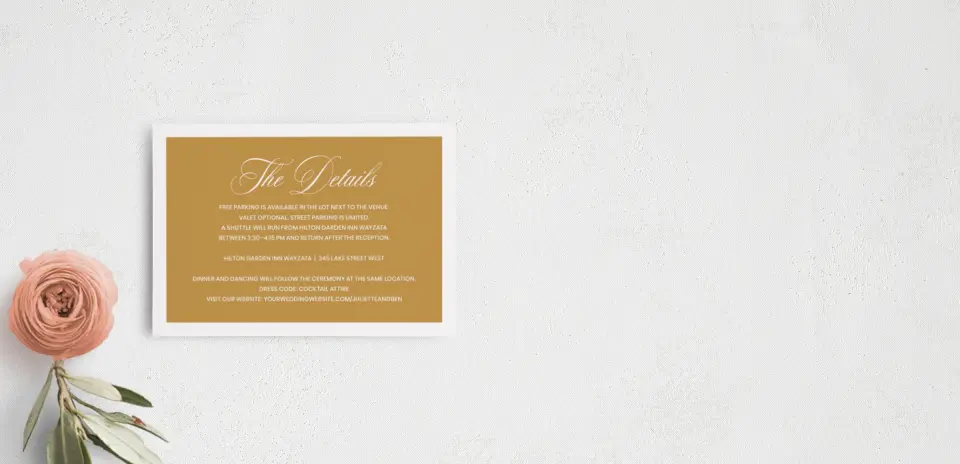 Guest Information Card