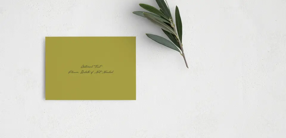 Guest Information Card Back View