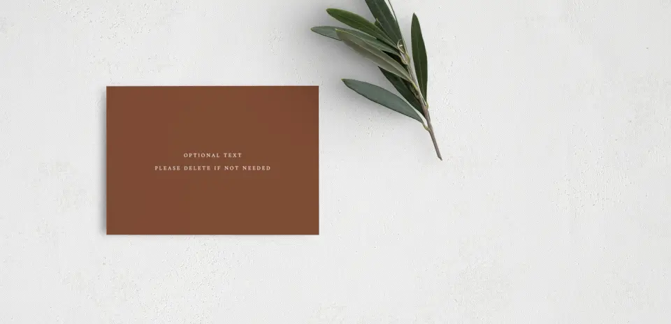 Guest Information Card Back View