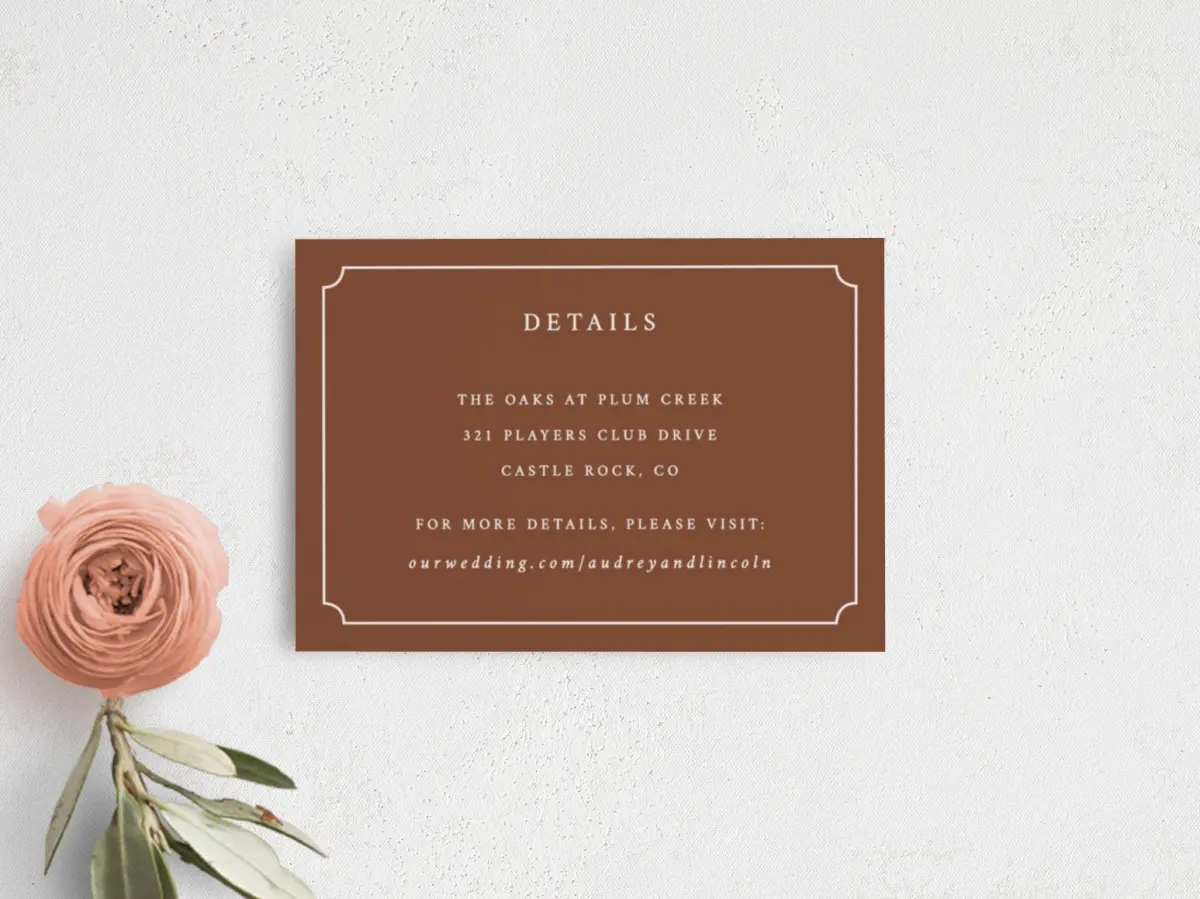 Guest Information Card