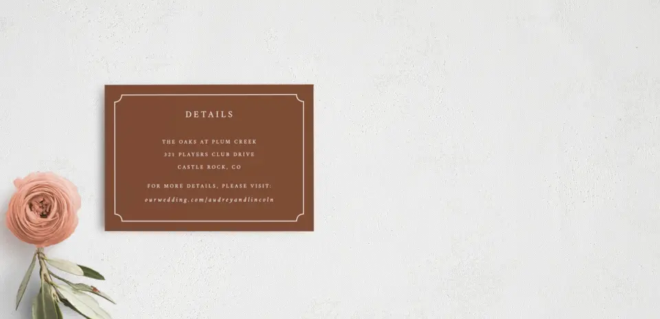 Guest Information Card