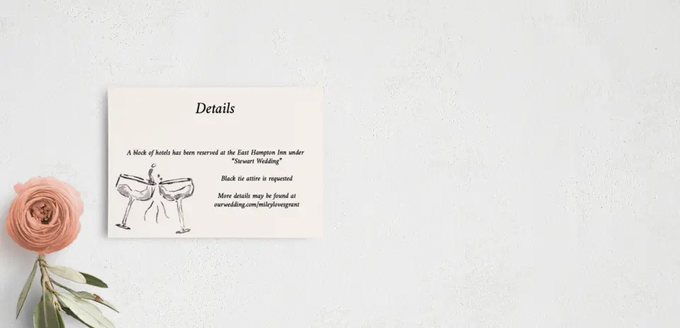 Guest Information Card