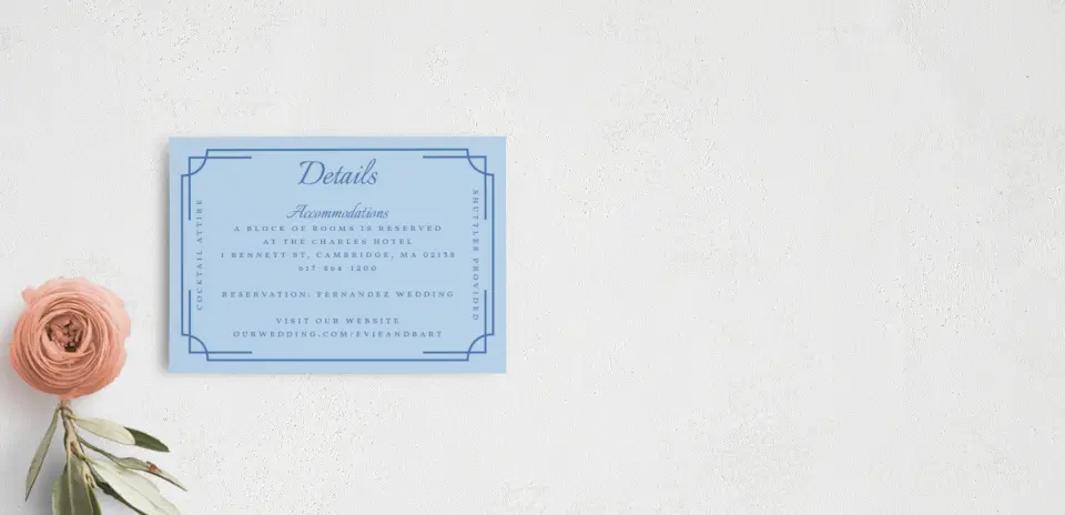 Guest Information Card