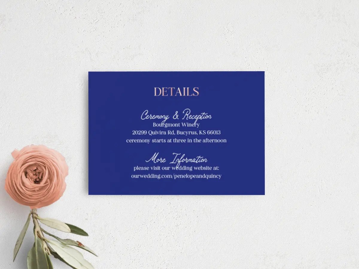 Guest Information Card