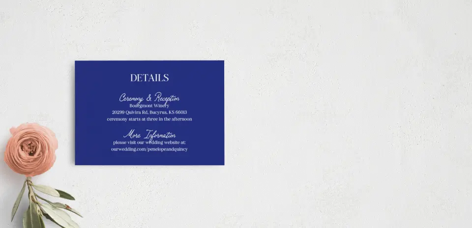 Guest Information Card