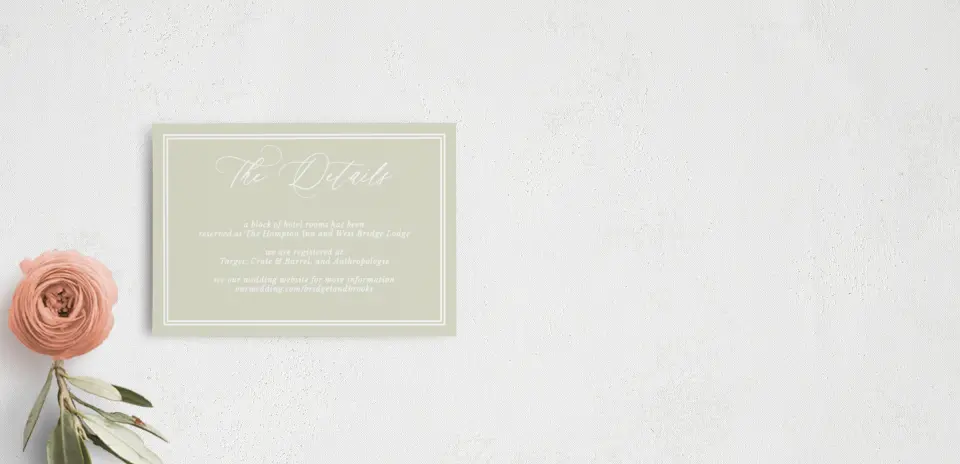 Guest Information Card