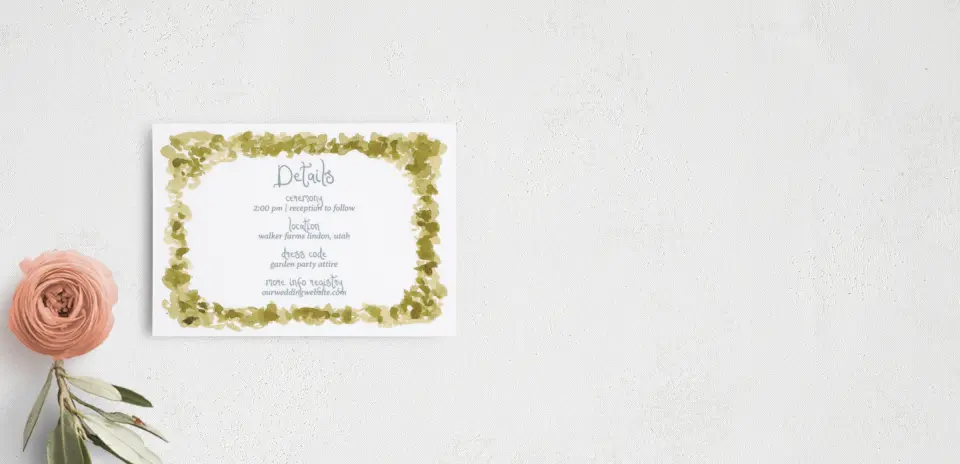 Guest Information Card