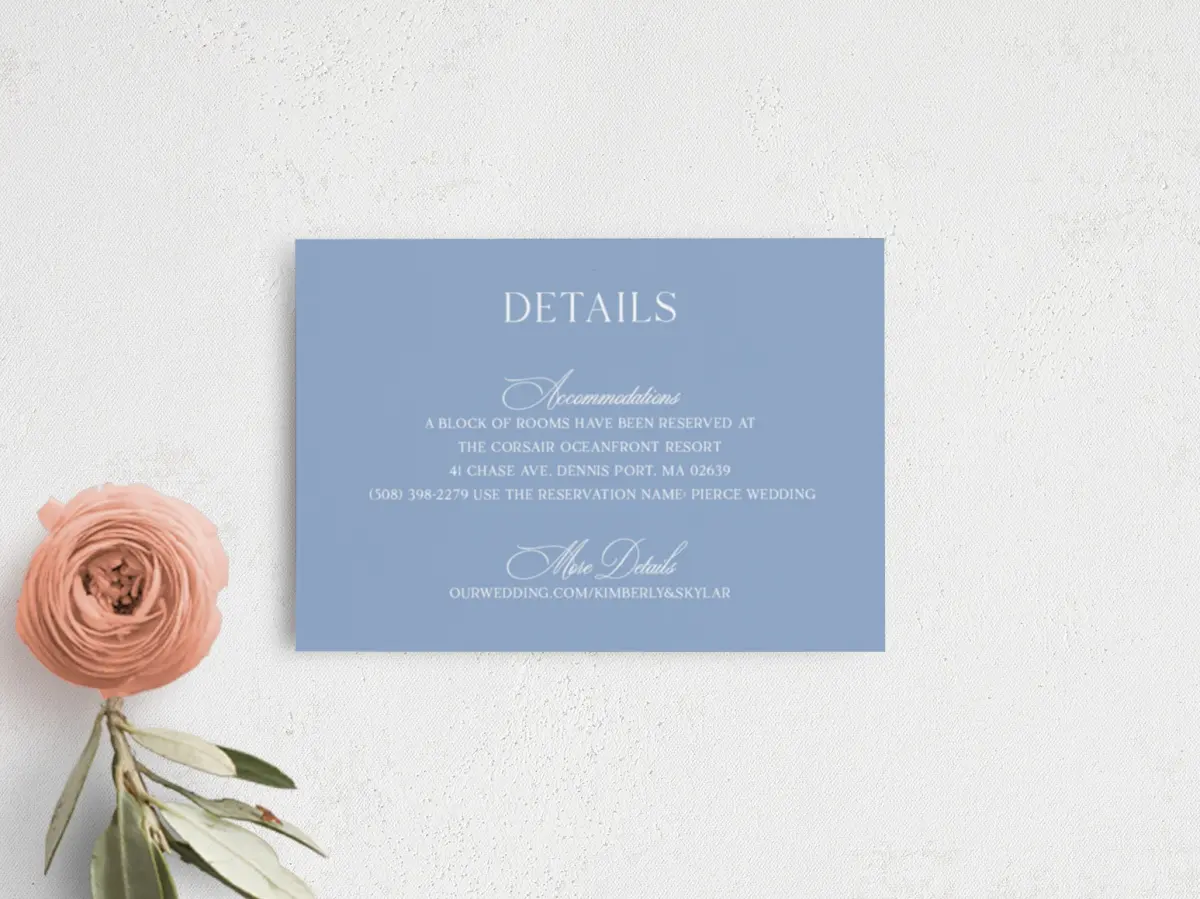 Guest Information Card