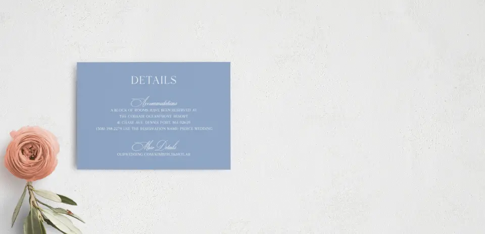 Guest Information Card