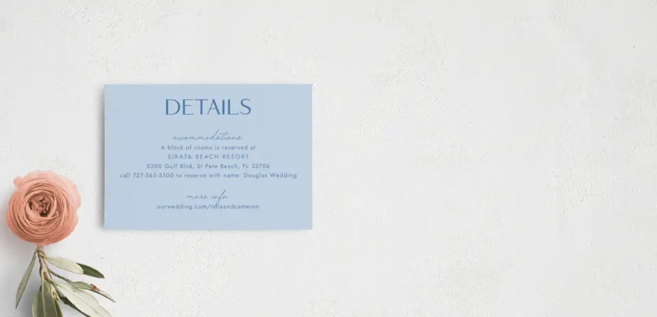 Guest Information Card