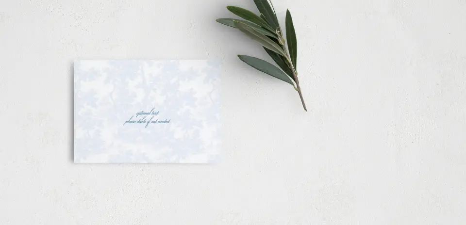 Guest Information Card Back View