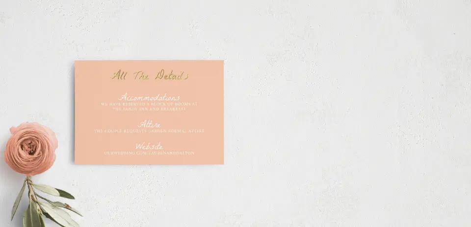 Guest Information Card